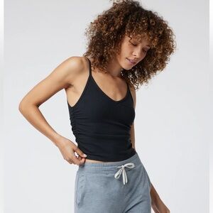 Vuori Ribbed Ruched Tank